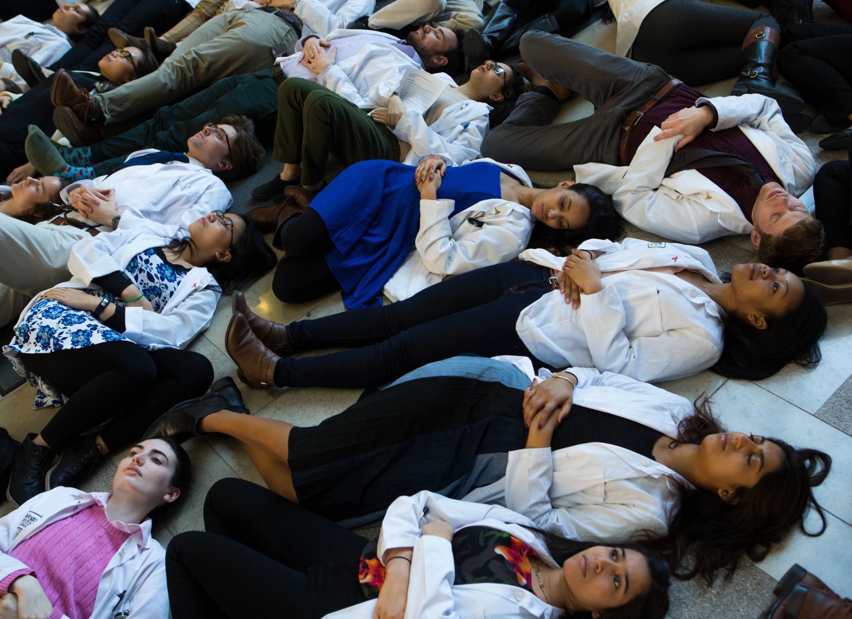 Washington University School of Medicine Die-in